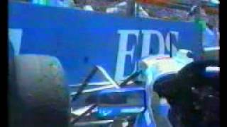 David Coulthard crashing upon entering pit Australian GP 1995 [upl. by Wan]