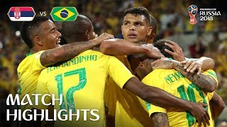 Serbia v Brazil  2018 FIFA World Cup  Match Highlights [upl. by Brnaba]