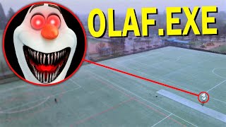 Drone Catches OLAF From FROZEN 2 IN REAL LIFE OLAFEXE IN REAL LIFE [upl. by Enytsuj]