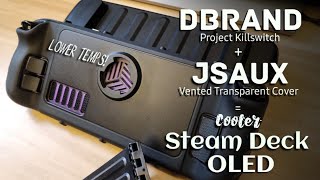 DBRANDS Project Killswitch  JSAUX Vented Transparent Back Cover  Perfect Steam Deck Accessories [upl. by Girard]