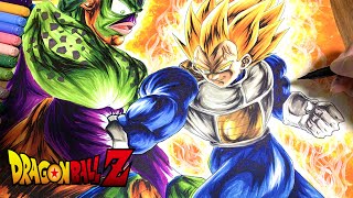 Super Vegeta VS semi Perfect Cell [upl. by Paolina]