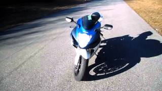 2011 Suzuki GSXR 750 exhaust [upl. by Asined]