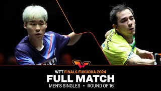 FULL MATCH  Jang Woojin vs Hugo Calderano  MS R16  WTTFukuoka 2024 [upl. by Abbott]