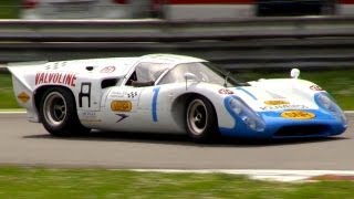 Lola T70 MK3B Loud Chevrolet V8 Sound [upl. by Nevag]