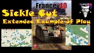 France 40 Sickle Cut Extended Example of Play Using Vassal [upl. by Sheets]