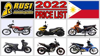 Rusi Motorcycle Price List In Philippines 2022 [upl. by Moskow]