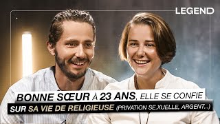 BONNE SŒUR À 23 ANS ELLE SE CONFIE SUR SA VIE DE RELIGIEUSE Privation sexuelle argent [upl. by Yarrum207]