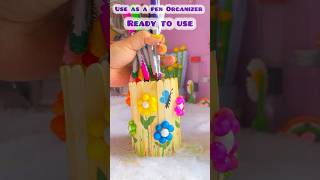 DIY Penholder with icecream stick baby shorts [upl. by Ohce]