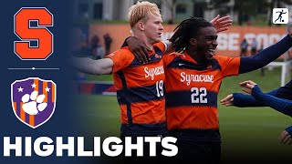 Syracuse vs Clemson  Highlights  NCAA College Soccer  October 15 2023 [upl. by Eimmac]