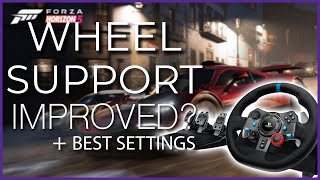 Perfect Forza Horizon 5 Wheel Settings  UPDATED Logitech G923 G29 G920 G27 [upl. by Earased294]