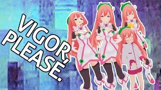 Vigor and Nuts Clone Themselves VRChat with Monika Vigor Nuts and others [upl. by Htaeh340]