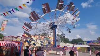 The Aviator  Krämer Offride Video Kirmes Park Meppen 2021 [upl. by Adnarram]