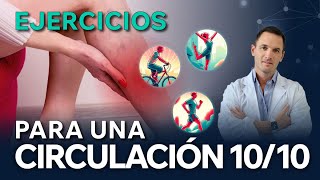 🍎 Ejercicios ALIMENTOS y suplementos para la CIRCULACIÓN en las PIERNAS  ⚠️¡Signos de alarma [upl. by Auj]