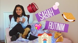 OKUL SABAH RUTİNİM Vlog  İrem Çalhan [upl. by Raines458]