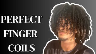 Finger Coils on 3b Hair [upl. by Nyrok]