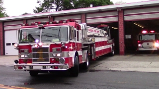 Passaic Nj Fire Deparment Ladder 1 Spare Engine 1 amp Engine Responding From Westside Firehouse [upl. by Ragland]