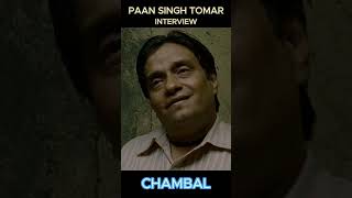 PAAN SINGH TOMAR INTERVIEW CHAMBAL 4M VIEWS shorts [upl. by Rocky988]