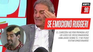 ¡IMPERDIBLE El video de Maradona hablando sobre Ruggeri que emocionó al Cabezón [upl. by Lemuelah]