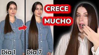 2 REMEDIOS para CRECER EL CABELLO en UNA SEMANA BRILLO INTENSO [upl. by Oralla]