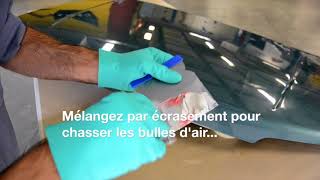 Apprendre les bases en carrosserie  Réaliser la finition au Mastic [upl. by Winola]