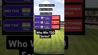 Bangladesh vs India T20 Series 2024  All Matches Full Schedule indvsban [upl. by Sutit371]