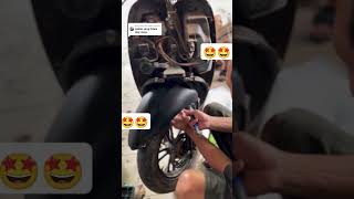 kumpulan Honda Scoopy Hitam Dof cutting stiker trending viral viralvideo how music viralshorts [upl. by Appolonia]