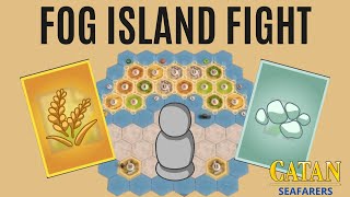 1v1 Fog Island Fight  CATAN SEAFARERS  Game 139 [upl. by Tecu]