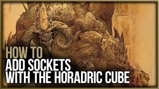 Diablo 2 Resurrected  How To Add Sockets With The Horadric Cube [upl. by Dierdre333]