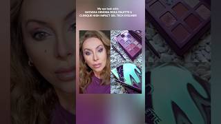 💜 NATASHA DENONA ROXA amp CLINIQUE EYELINER makeup swatches natashadenona palette tutorial look [upl. by Alexio73]