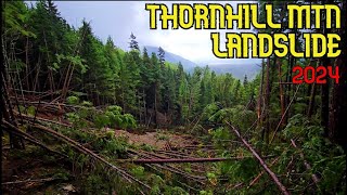 AFTERMATH PT II THORNHILL MTN LANDSLIDES  SEPT 27 2024 atmospherichorror landslide pnw [upl. by Haim]