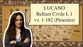 Lettura in metrica  Lucano Bellum Civile Proemio I 1 vv 1182 [upl. by Lanti815]