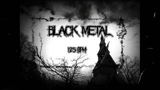 Black Metal Drum Track 125 BPM [upl. by Yregerg]