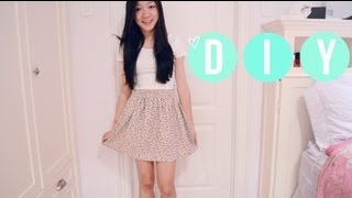 ❥ DIY Shorts Into Skirt  CLOSET RAID [upl. by Nivloc]