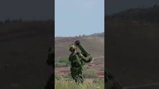 Precisely hit a fearsome attack helicopter with a heatseeking missile l St183 ARMA shorts [upl. by Rifkin]