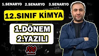 12Sınıf Kimya 1Dönem 2Yazılı  20232024 Güncel  MEB 12 ve 3Senaryo Çözümleri [upl. by Larrad914]