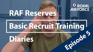 RAF Basic Recruit Training Course Diaries 5 Inspections amp Exams military militarytraining [upl. by Tristram]