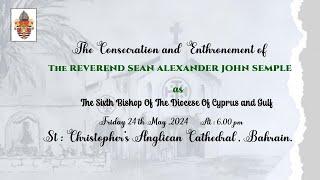 Consecration amp Enthronement of Rev Sean Alexander John Semple [upl. by Amer]