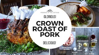 CROWN ROAST OF PORK  Gloriously delicious [upl. by Ames]