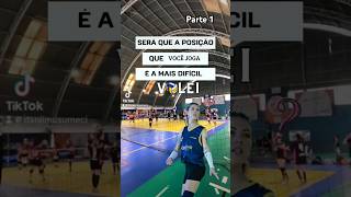 Será que a posição que você joga é a mais difícil  volei voleibol volleyball volley [upl. by Assirrak]