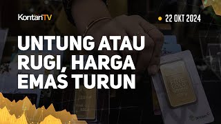 Cek Untung atau Rugi Harga Emas Antam Hari Ini Turun 22 Oktober 2024  KONTAN Harga Emas ANTAM [upl. by Idelle326]