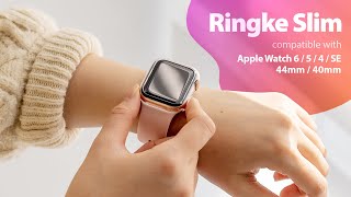 Snapon Protection Ringke Slim case for the Apple Watch  40mm amp 44mm [upl. by Elspet]