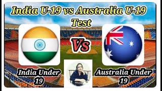 India Under19s vs Australia Under19s  1st Youth Test  Australia Under 19 tour of India [upl. by Yrollam]