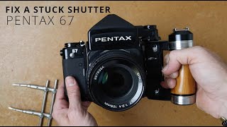 Pentax 67 Shutter Fix When the Shutter is Stuck [upl. by Hedy883]