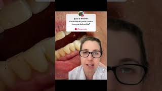 Qual o melhor tratamento para quem tem periodontite  dentista gengiva  periodontite gengivite [upl. by Jehanna]