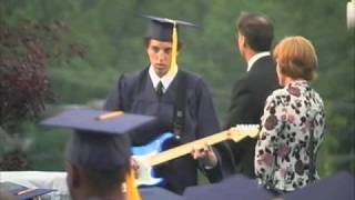 Jimi Hendrix Star Spangled Banner At Graduation [upl. by Ardnasac]