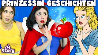 Aschenputtel und 5 Prinzessin Geschichten  Gute nacht geschichte Deutsch  A Story German [upl. by Gaskin]