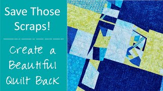 How to Make an Improv Quilt from Scraps Tutorial [upl. by Gnaoh]