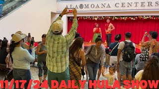 111724 Ala Moana Centerstage Daily Hula Show [upl. by Cooper]