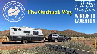 Travel the Outback Way from east to west Winton QLD to Laverton WA July 2022 [upl. by Aehcim]