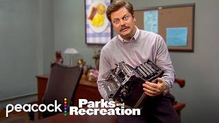 Most Iconic Moments From Rons Office  Parks and Recreation [upl. by Barraza940]